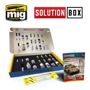 Ammo by Mig AMIG7703 Solution Box WWII German Late Colors & Weathering System