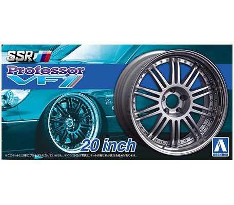 Aoshima 1/24 Rim & Tire Set ( 27) SSR Professor VF1 20