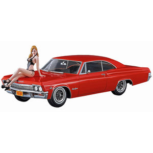 Hasegawa 1/24 1966 American Coupe Type 1 W/ Blond Girl 52202