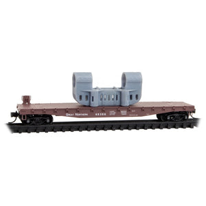 Micro-Trains MTL N Great Northern 50' Flat Car w Bearing Housing Load 045 00 640 SALE ***