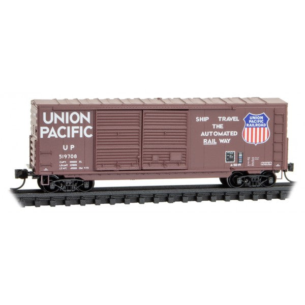 Micro-Trains MTL N Union Pacific 40' Double Door Box Car Rd# 519708 06800551 SALE ***