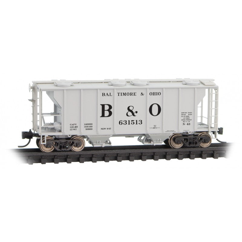 Micro-Trains MTL N Baltimore & Ohio Rd# 631513 PS-2 Hopper 095 00 041  SALE ***