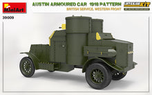 Load image into Gallery viewer, MiniArt 1/35 Austin Armored Car 1918 Pattern British Service Western Front 39009