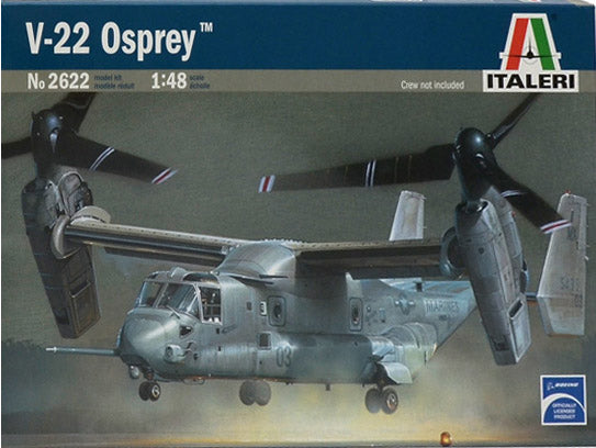 Italeri 1/48 US V-22 Osprey Plastic Model Kit 2622 – Burbank's