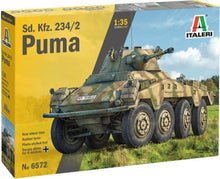 Load image into Gallery viewer, Italeri 1/35 German SdKfz 234/2 Puma Armored Car 6572'