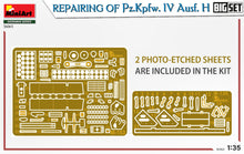 Load image into Gallery viewer, MiniArt 1/35 German Repairing Of Pz.Kpfw. IV Ausf. H. Big Set 36063