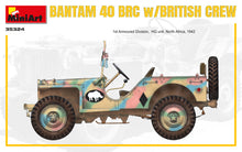 Load image into Gallery viewer, Miniart 1/35 British Bantam 40 BRC w/ Crew (3) 35324