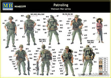Load image into Gallery viewer, MasterBox 1/35 US Patrolling Vietnam War Series MB3599