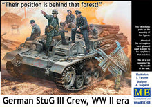 Load image into Gallery viewer, MasterBox 1/35 German StuG III Crew 'Their position is behind that forest!' MB35208