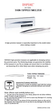 Load image into Gallery viewer, Dspiae  AT-TZ01 Precision Fine Tipped Tweezer