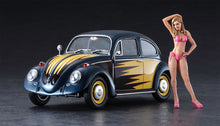 Load image into Gallery viewer, Hasegawa 1/24 VW Beetle Type 1 1966 w/ Blond Girl 52245