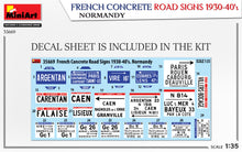 Load image into Gallery viewer, MiniArt 1/35 French Concrete Road Signs 1930-40's Normandy 35669