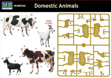 Load image into Gallery viewer, MasterBox 1/35 Domestic Animals ( 2 Cows 2 Goats ) MB3566