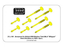 Load image into Gallery viewer, Aber 1/35 British Armament For Mk.A "Whippet" 35 L-199'