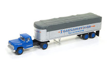 Load image into Gallery viewer, Classic Metal 1/87 HO Ford Tractor/Trailer Set 1960 Transamerican 31170