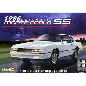 Revell 1/24 Chevrolet Monte Carlo SS 1986 2 In 1 854496
