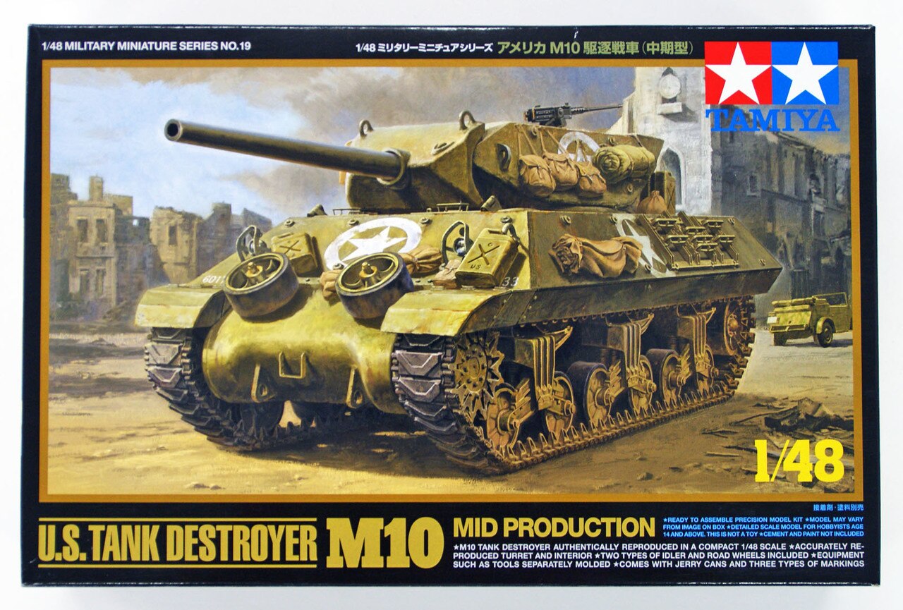 Tamiya 1/48 US Tank Destroyer M10 Mid Production 32519