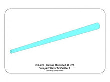 Load image into Gallery viewer, Aber 1/35 German 88 mm Kw.K. 43 L/91 Barrel for Panther II 35 L-229'