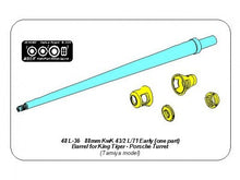 Load image into Gallery viewer, Aber 1/48 German 88mm Kw.K 43/2 L/71 1 Part Barrel King Tiger Porsche 48 L-36'