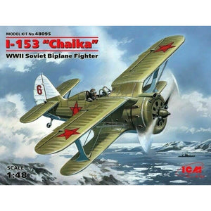 ICM 1/48 Russian I-153 WWII Soviet Biplane Fighter 48095 SALE!