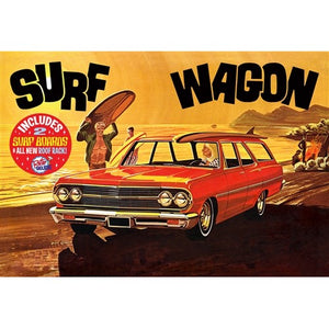 AMT 1/25 Chevy Chevelle Surf Wagon 1965 "4 in 1" Plastic Model Kit AMT1131