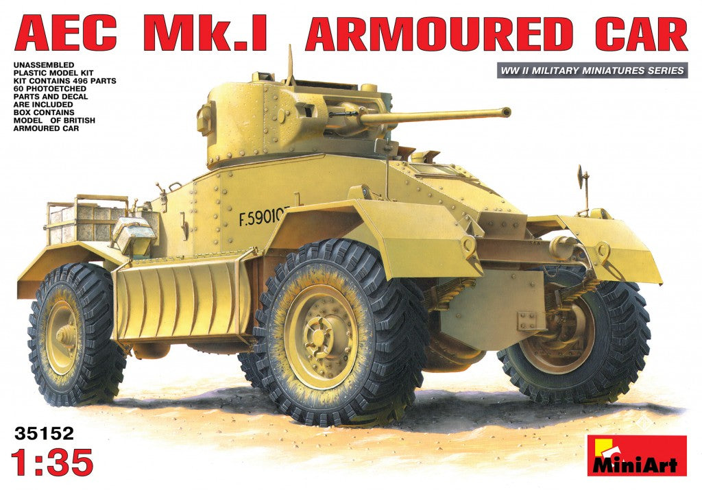Miniart 1/35 British AEC Mk.I Armoured Car 35152