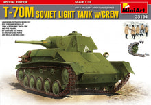 Load image into Gallery viewer, MiniArt 1/35 Russian T-70M Light Tank W/Crew 35194