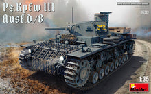 Load image into Gallery viewer, MiniArt 1/35 German Pz.Kpfw.III Ausf.B Panzer III Ausf. D/B 35213