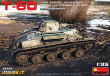 Load image into Gallery viewer, MiniArt 1/35 Russian T-60 Late Series, Screened Gorky Automotive Plant Interior Kit 35232