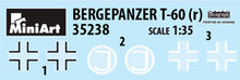 Load image into Gallery viewer, MiniArt 1/35 German Bergepanzer T-60(r) Interior Kit 35238