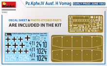 Load image into Gallery viewer, MiniArt 1/35 German Pz.Kpfw.IV Ausf. H Vomag. Early Production June 1943 35302