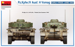 MiniArt 1/35 German Pz.Kpfw.IV Ausf. H Vomag. Early Production