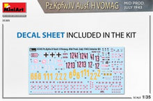 Load image into Gallery viewer, MiniArt 1/35 German Pz.Kpfw.IV Ausf. H Vomag Mid Prod.7/1943 [Interior Kit] 35305