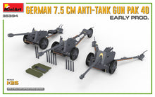 Load image into Gallery viewer, MiniArt 1/35 German 7.5cm Anti-Tank Gun PAK40 Early Production 35394