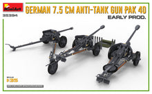 Load image into Gallery viewer, MiniArt 1/35 German 7.5cm Anti-Tank Gun PAK40 Early Production 35394