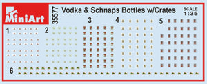 MiniArt 1/35 Vodka Bottles With Crates 35577
