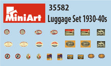 Load image into Gallery viewer, MiniArt 1/35 Luggage Set 1930-40s 35582