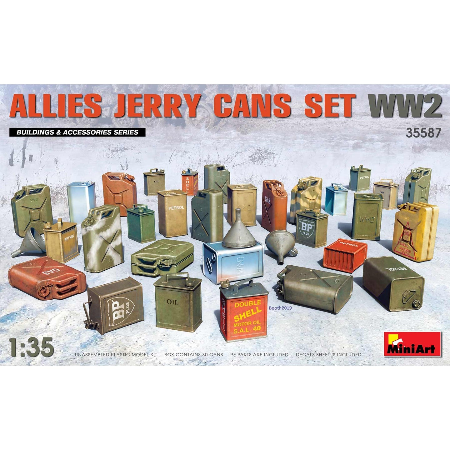 MiniArt 1/35 Allied Jerry Cans Set WWII 35587