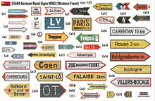 Load image into Gallery viewer, MiniArt 1/35 German Road Signs WWII France 1944 35600