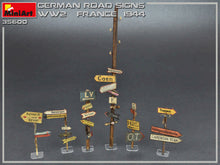 Load image into Gallery viewer, MiniArt 1/35 German Road Signs WWII France 1944 35600