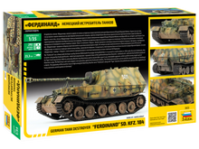 Load image into Gallery viewer, Zvezda 1/35 German SdKfz 184 Ferdinand Tank Destroyer 3653