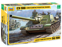 Load image into Gallery viewer, Zvezda 1/35 Russian SU-100 Tank Destroyer 3688