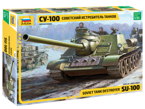 Zvezda 1/35 Russian SU-100 Tank Destroyer 3688