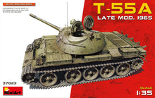 Load image into Gallery viewer, Miniart 1/35 Russian T-55A Model 1965 37023