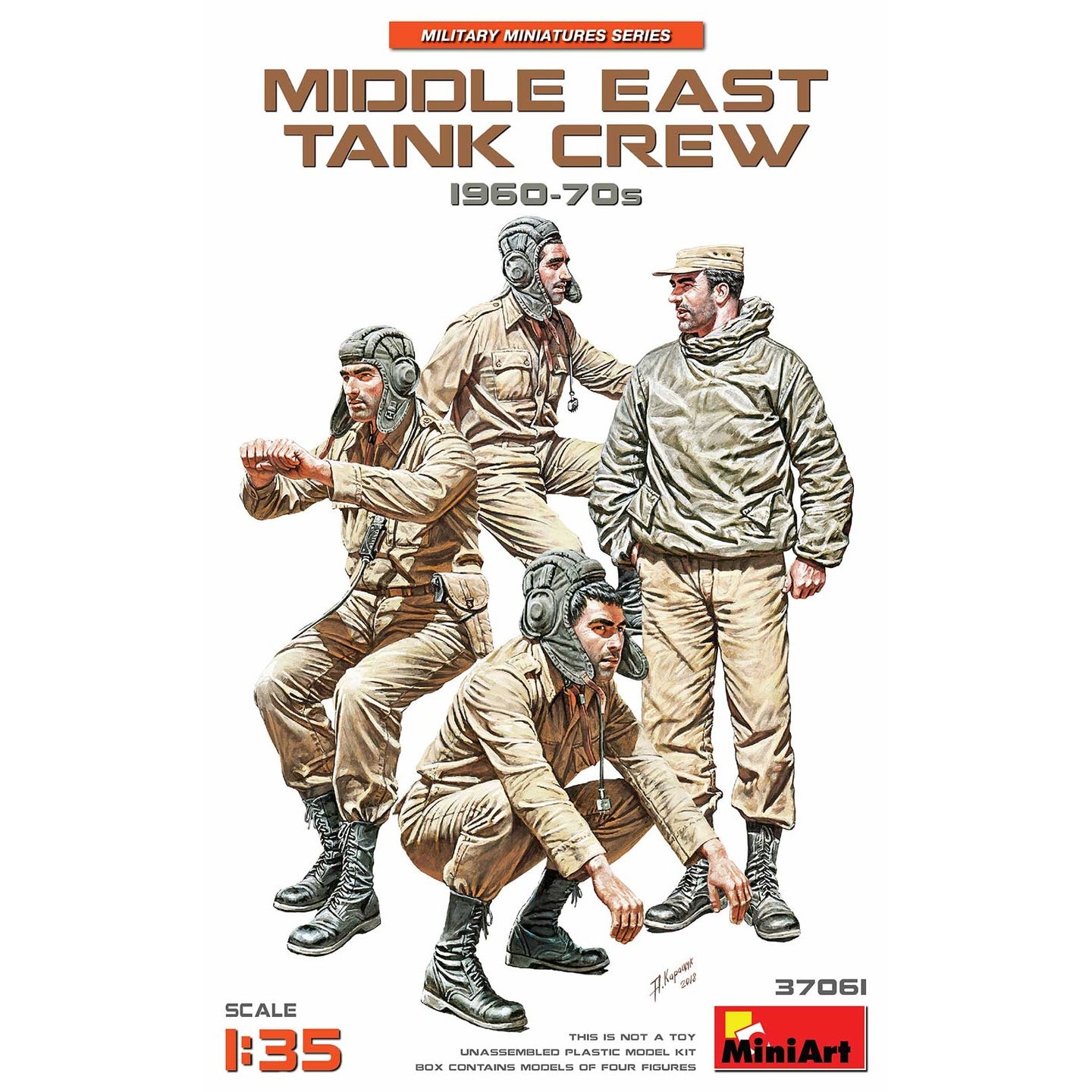 MiniArt 1/35 Middle East Tank Crew 1960-70s 37061