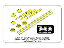 Load image into Gallery viewer, Aber 1/35 Russian Aerials / Antennas R-123 for T-55/62/72/80/90 3 pcs. R-33'