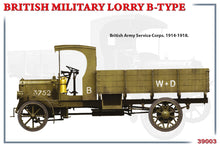Load image into Gallery viewer, MiniArt 1/35 British Military WWI Lorry B-Type 39003