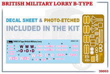 Load image into Gallery viewer, MiniArt 1/35 British Military WWI Lorry B-Type 39003