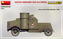 Load image into Gallery viewer, MiniArt 1/35 Austin Armored Car 3rd Series 39005