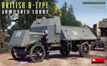 Load image into Gallery viewer, MiniArt 1/35 British B-Type Armoured Lorry 39006